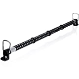 Zone Tech Car Expandable Clothes Hanger Bar - Premium Quality Classic Black Heavy Duty Retractable Vehicle Hanger Clothes Bar for Travel- Expandable 34 to 62" (1-Pack)