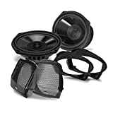 BOSS Audio Systems BHD98 Harley Davidson 6 x 9 Inch Saddlebag Speaker Kit  Fits Select 1998-2013 Road Glide and Street Glide Motorcycles, 300 Watts of Power Per Pair, Full Range, 2 Way, Sold in Pairs