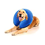 Filhome Protective Cat Dog Inflatable Recovery Collar, Soft Blow-up PET Dog Cone Donut Collar Elizabethan Collar After Surgery for Cat Dog