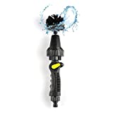 UYYE Wheel Brush -The Water-Powered Wheel Rim Cleaning Brush,Car Interior and Exterior Accessories,Auto Spinning Brushes to Scrub and Wash Car Tires,Bike & Motorcycle Wheels