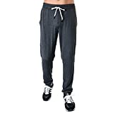 CoolDry Men's Jogger Sweatpant Casual Slim Fit Fleece Workout Sport Running Sweatpants with Pockets(Dark Grey, XL)