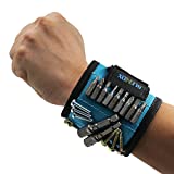 Magnetic Wristband, BLENDX Men Gifts Tool with Strong Magnets for Holding Screws, Nails, Drill Bits Cool Tools for Father's Day Gift for Him, Men, Husband, Dad, Guys, DIY-er