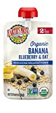 Earth's Best Organic Stage 2 Breakfast Baby Food, Blueberry Banana Flax & Oat, 3.5 oz Pouch (Pack of 12)