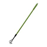 Martha Stewart MTS-TEC Telescoping 3-Prong Garden Cultivator with Comfort Grip Handle