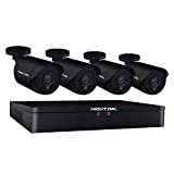 Night Owl CCTV Video Home Security Camera System with 4 Wired 1080p HD Indoor/Outdoor Cameras with Night Vision (Expandable up to a Total of 8 Wired Cameras) and 1TB Hard Drive