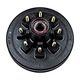 Lippert Replacement Brake Hub Assembly for RVs, 12", 8 on 6.5"; 1/2" Stud - 7,000 lbs. (Fully Assembled)