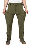 Postropaky Mens Hiking Quick Dry Lightweight Waterproof Fishing Pants Outdoor Travel Climbing Stretch Pants(Green32x32)