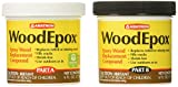 Abatron WoodEpox Kit - 12 oz - 2-Part Structural Epoxy Adhesive Filler - Wood Filler Putty