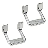 Bully AS-600 Polished Aluminum Universal Fit Truck Side Step Set of 2 for Trucks from Chevy (Chevrolet), Ford, Toyota, GMC, Dodge RAM, Jeep