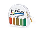 Hydrion QT-40 Quaternary Sanitizer Test Tape 15 feet Roll Quat Color Chart 0-500 ppm Range