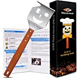 STEVEN-BULL S Grill Spatula for Outdoor Grill, 5-in-1 BBQ Spatula for Grill, 18 Inch Long Barbecue Tool