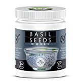 Basil Seeds  16 Oz/ 1 Lbs I Edible Basil Seeds, Sabja/Tukmaria/ Falooda Seeds I Rich in Fiber I Act as Natural Body Coolant