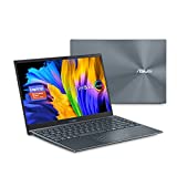 ASUS ZenBook 13 OLED Ultra-Slim Laptop, 13.3 OLED FHD NanoEdge Bezel Display, AMD Ryzen 7 5700U, 8GB LPDDR4X RAM, 512GB PCIe SSD, NumberPad, Wi-Fi 5, Windows 10 Home, Pine Grey, UM325UA-DS71