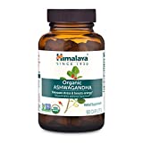 Himalaya Organic Ashwagandha, 2 Month Supply for Stress Relief, USDA Certified Organic, Non-GMO, Gluten-Free Supplement, 100% Ashwagandha powder & extract, 670 mg, 60 Caplets