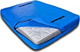 Mattress Bag with 8 Handles for Moving and Storage  Queen Size  Reusable Cover with Strong Zipper Closure  Extra Thick Mattress Protection