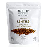 Nutruit Roasted Lentils Snack (Pack of 20), Vegan, Gluten Free, Non GMO, Plant Based, High Fiber, 1.1 oz Packs