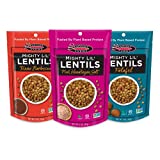 Seapoint Farms Mighty Lil Lentils, Variety Pack, Plant Based Protein, Gluten-Free, Non-GMO, and Kosher Crunchy Snack for Healthy Snacking, 5 oz (Pack of 3)