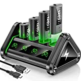 Rechargeable Battery Packs with Charger for Xbox Series X /S & Xbox One 1 X/S/Elite Controller, OIVO Controller High-Capacity Battery Packs Rechargeable for Xbox 1 /One / Series X / S Controller