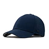 melin A-Game Hydro, Performance Snapback Hat, Water-Resistant Baseball Cap for Men & Women, Navy