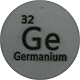 Germanium (Ge) 24.26mm Metal Disc 99.999% Pure for Collection or Experiments