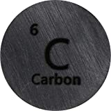 Carbon (C) 24.26mm Disc 99.99% Pure for Collection or Experiments