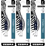 Zebra F-Refill, 0.7 Millimeter, Blue Ink, 2 Count (Pack of 3)