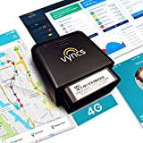 Vyncs - GPS Tracker for Vehicles, [No Monthly Fee], 4G LTE, Vehicle Location, Trip History, Driving Alerts, GeoFence, Fuel Economy, OBD Fault Codes, USA-Developed, Family or Fleets