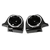 TCMT Speaker Pods Box Boxes 6.5" Fits for Harley Touring Lower Vented Leg Fairings Road King Street Glide Electra Glide Ultra-Classic 1983-2013