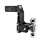 B&W Trailer Hitches MultiPro Tow & Stow - Fits 2.5" Receiver, Dual Ball (2" x 2-5/16"), 7" Drop, 14,500 GTW -TS20066BMP