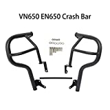 Worldmotop Highway Engine Guard Crash Bars Protector Compatible with Kawasaki Vulcan S 650 VN650 EN650 2015 2016 2017 2018 2019 2020 2021(for VN650 Crash Bar)