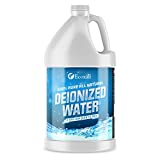 Premium Grade - Deionized Water - 1 Gallon or 128 Fl Oz - Laboratory Certified - Demineralized Purification Softener - Ecoxall Chemicals