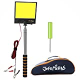 Jufengrks Portable Super Bright Telescopic Led Camping Lights with Stand DC 12V Outdoor Camp Lighting Pole 7900lm Standing Work Light Emergency Waterproof Flood Lamp with Handbag