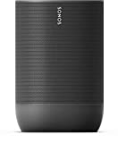 Sonos Move - Battery-powered Smart Speaker, Wi-Fi and Bluetooth with Alexa built-in - Black (Renewed)