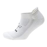 Balega Hidden Comfort Performance No Show Athletic Running Socks for Men and Women (1 Pair), White, Medium