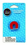 Dowling Magnets Alnico Horseshoe Magnet (1" H), red, Includes kepper, Multicolor