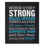 Police Officer Wall Decor Picture for Home, Apartment, Station, Office, Bedroom, Living or Family Room - Gift for Law Enforcement, First Responder, Policewoman, Policeman, Cop - 8x10 Photo Poster