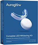 Auraglow Teeth Whitening Kit with LED Light, 35% Carbamide Peroxide Gel, 20 Whitening Treatments