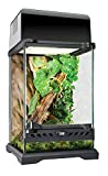 Exo Terra Glass Natural Terrarium Kit, for Reptiles and Amphibians, Nano Tall, 8 x 8 x 12 inches, PT2601A1