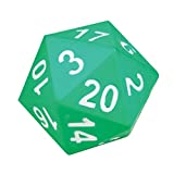 Learning Advantage Jumbo Polyhedra Die - 20 Sides - Large, Foam Dice for Games - Teach Numbers, Probability, Addition and Subtraction