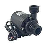 ZAOJIAO DC 12V Brushless Water Pump 1/2'' Male Thread Centrifugal Submersible Pump 800L/H 210GPH 4M/13ft for Fountain Solar Panel Pond Aquarium Water Circulation System