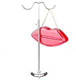 JM-capricorns Metal Handbag Rack Women Bag Display Stand Double Hook Adjustable Stainless Steel Holder