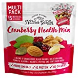 Nature's Garden Cranberry Health Mix  Power Up Omega Deluxe Trail Mix, Heart Healthy, Gluten Free, Antioxidant Rich, Cholesterol Free, Sodium Free, No Artificial Ingredients - 1.2 Oz Bags (15 Individual Servings)