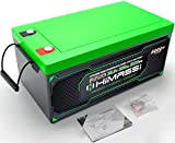 24V 200Ah Rechargeable Deep Cycle Lithium Ion Battery, Built-in 200A BMS, 24 Volt LiFePO4 Battery for Solar Power System, RV, Camper, Marine, Overland Van, Caravan, Home, Off Grid