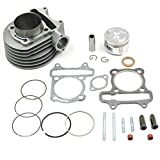 Glixal ATMT1-020 High Performance GY6 58.5mm 155cc Big Bore Rebuild Kit Cylinder Kit For 152QMI 157QMJ Engine Chinese Scooter Moped ATV