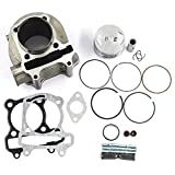 Trkimal GY6 150cc 57.4mm Bore Cylinder kit with Piston Kit 4 Stroke 152QMI 157QMJ for TAOTAO JONWAY ZNEN Roketa ATV Moped Go-Kart