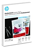 HP Professional Business Paper, Glossy, 8.5x11 in, 52 lb, 50 sheets, works with laser printers (4WN11A)