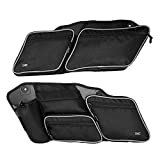 Bevel Engineering Saddlebag Organizers, Compatible With 2014-2020 Harley-Davidson Road King, Electra Glide, Road Glide Factory Hard Bags
