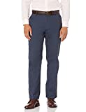 Amazon Essentials Men's Classic-Fit Wrinkle-Resistant Flat-Front Chino Pant, Navy, 38W x 32L