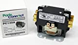 Packard C140A 1 Pole Contactor Coil Contactor, 40 Amp, 24V