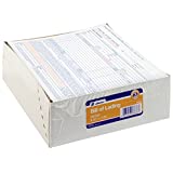 Adams Bill of Lading Short Form, 8-1/2 x 7-7/16 Inches, White, 3-Part, 250-Count (B3876)